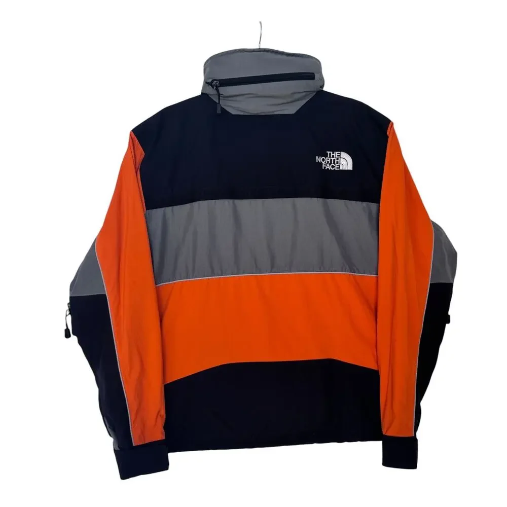 The North Face Steep Tech 2009 Ski Jacket XL Orange Gray Black Gorpcore